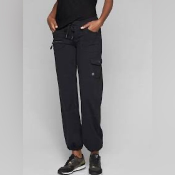 Athleta Pants - Athleta Black Bettona Boyfriend Pant Relaxed fit, Mid-rise, Relaxed Leg Size XXS